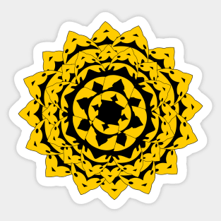 Flower Power Yoga Sticker